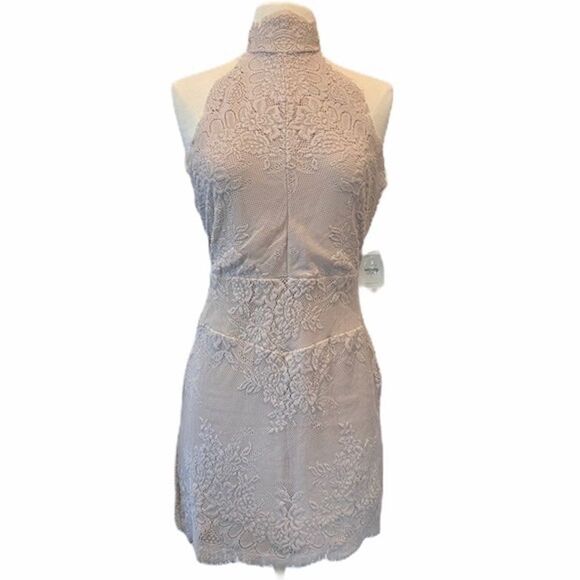 ✨ FREE PEOPLE Harper High Neck Halter Lace Dress✨ - Picture 6 of 14